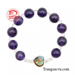 Đeo chuỗi thạch anh tím bên người giúp chống lại ma quỷ và các thế lực tà ác.