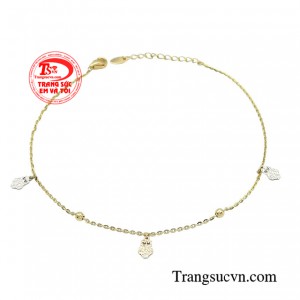 Lắc chân vàng tây kiều diễm là món trang sức đem lại sự tự tin trong mỗi bước chân.