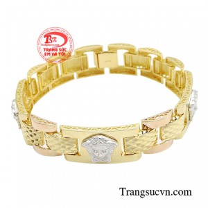 Lắc tay nam vàng đĩnh đạc đại diện cho địa vị, đẳng cấp phái mạnh hay tuyên ngôn riêng về bản thân.