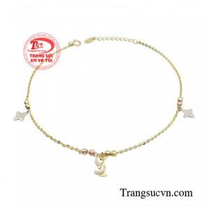 Lắc chân quý cô thời thượng giúp làm tăng thêm nét nữ tính, nhẹ nhàng và quyến rũ hơn cho người đeo.