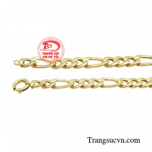  Đặc biệt, điểm nhấn nổi bật của chiếc lắc tay với kiểu dáng mới lạ, được chăm chút tỉ mỉ từng chi tiết để mang đến sự khác biệt vô cùng nam tính, mạnh mẽ, đầy khí chất.