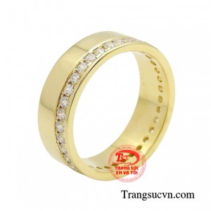 Nhẫn nữ vàng thời thượng phong cách hướng đến sự sang trọng, tinh tế trong thiết kế