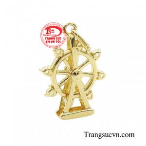 Sản phẩm được làm từ chất liệu vàng 10K cao cấp, đính đá Cz lấp lánh, mang đến vẻ đẹp sang trọng và thời thượng. 