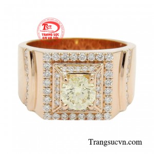 Tạo nên sự khác biệt trên nền chất liệu vàng hồng mang đến sự nổi bật lẫn phong cách thời thượng. 