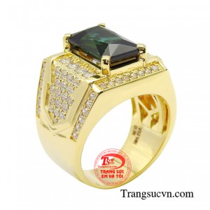 Nhẫn nam tourmaline phong cách là một phụ kiện quan trọng dành cho nam giới.