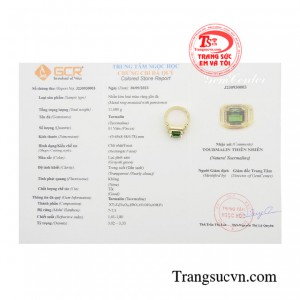 Sản phẩm có giấy kiểm định đá quý 