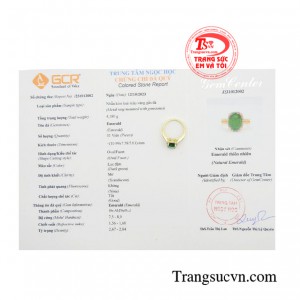 Sản phẩm có giấy kiểm định đá quý 