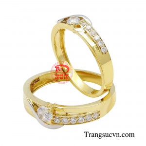 Nhẫn cưới là tín vật không thể thiếu trong khoảnh khắc trọng đại của đời người.
