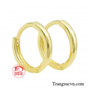 Chất liệu vàng sang trọng, phù hợp với mọi phong cách. 