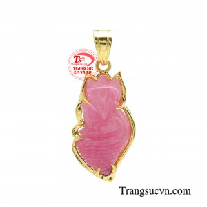 Mặt dây ruby hồ ly phú quý