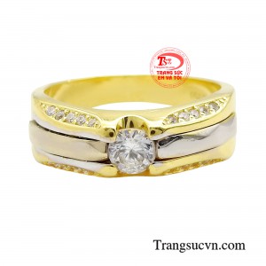 Ưu điểm của kiểu nhẫn này chính là dễ phối, không kén trang phục và có thể đeo hàng ngày. 