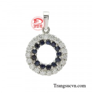 Mặt dây sapphire tỏa sáng