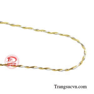 Chiếc dây chuyền chính là điều tuyệt vời nhất dành tặng phái đẹp. Sản phẩm còn gây ấn tượng bởi vẻ đẹp lãng mạn.