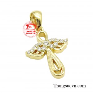 Nếu bạn muốn sở hữu một chiếc mặt thánh giá vừa có ý nghĩa lại vừa sang trọng, giá trị thì thánh giá vàng kết hợp đá moisanite sẽ là chọn lựa thích hợp nhất.