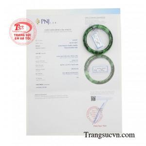 Sản phẩm có đầy đủ giấy kiểm định.