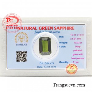 Đá Saphir ép vỉ vượng khí là loại đá thiên nhiên bền đẹp, chất lượng, có giấy kiểm định đá quý đảm bảo.