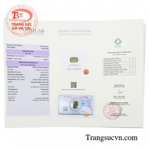 Sản phẩm có đầy đủ giấy kiểm định