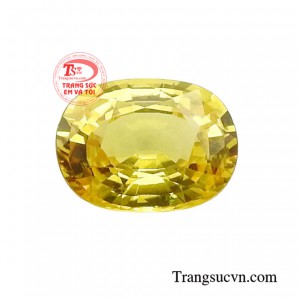 Viên đá này có màu vàng tươi cho nên khi ép vỉ có độ sáng cao, lấp lánh, lung linh, thu hút mọi ánh nhìn.