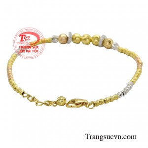 Nếu bạn đang tìm mẫu lắc tay cho nữ dạng bi tròn thì đừng bỏ qua mẫu sản phẩm này nhé.