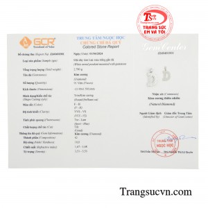 Sản phẩm có giấy kiểm định chất lượng