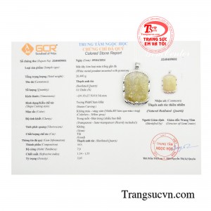 Sản phẩm có giấy kiểm định chất lượng 