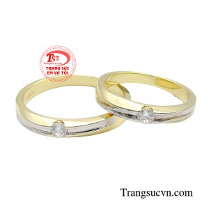 Nhẫn cưới hẹn ước yêu thương vừa thể hiện được gu thời trang của cặp đôi, vừa thể hiện được tình cảm mà hai bạn dành cho nhau. 