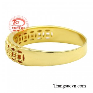 Không chỉ là biểu tượng may mắn, phát tài phát lộc, nhẫn kim tiền còn là khoản tích trữ tài sản sau này.