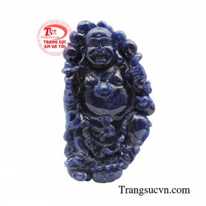 Mặt phật di lặc sapphire phúc khí biến những buồn phiền, giận dữ, áp lực hay căng thẳng của con người thành hạnh phúc. 