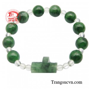 Chuỗi mân côi cẩm thạch bìn an là vật dụng cầu nguyện không thể thiếu của người Công giáo, thể hiện lòng yêu mến và kính trọng Thiên Chúa.