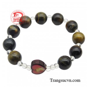 Chuỗi mân côi mắt hổ bình an được dùng để đếm các bài kinh thánh khi cầu nguyện.