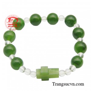 Do vậy, sản phẩm được nhiều người lựa chọn làm quà tặng cho người thân và bạn bè. Chuỗi mân côi nerphrite phù hợp mệnh Mộc và Hỏa.