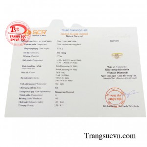 Sản phẩm có đầy đủ giấy kiểm định.