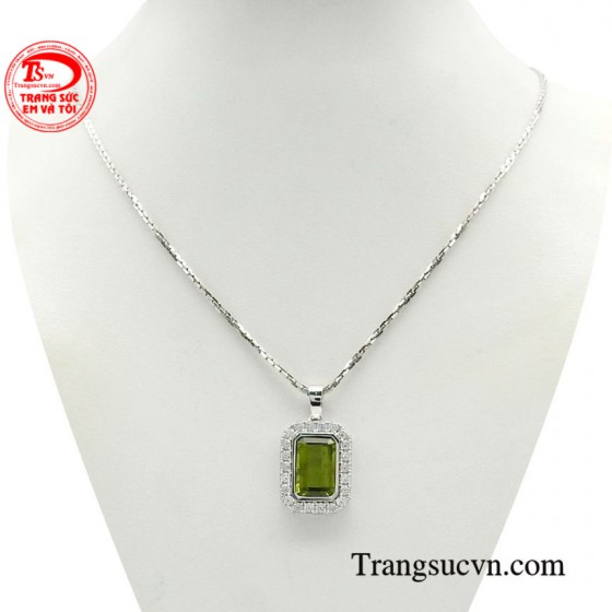 Bộ mặt dây Peridot nữ thần