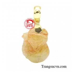 Mặt dây chuyền vàng hồ ly mang ý nghĩa của sự may mắn và tài lộc.