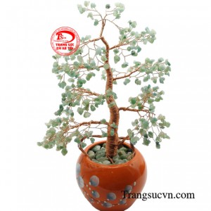 Sở hữu một cây đá quý Aventurine trong nhà giúp gia chủ tăng thêm tài lộc, may mắn hơn trong cuộc sống.