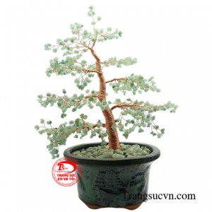 Cây đá quý aventurine thiên nhiên mang đến nhiều may mắn và tài lộc đến cho người sở hữu.