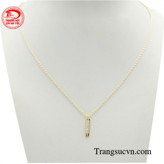 Dây chuyền nữ vàng trẻ trung
