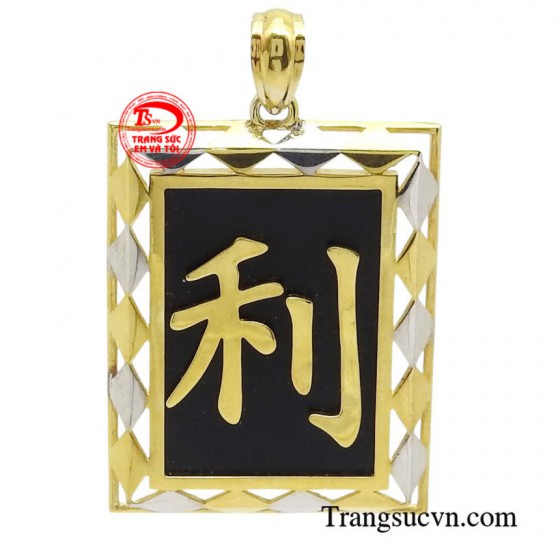 Mặt dây nam vàng ấn tượng