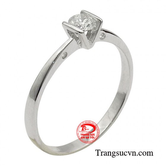 Nhẫn nữ vàng trắng