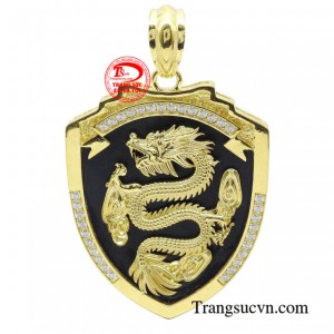 Mặt dây rồng phú quý biểu tượng cho sự sang trọng và quyền uy của đấng mày râu.