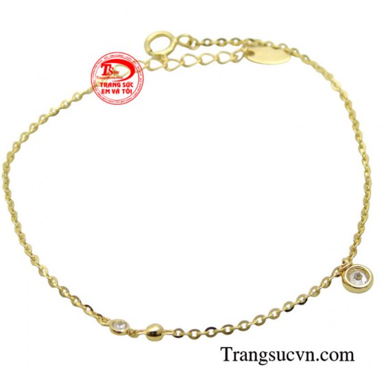 Lắc tay nữ đẹp vàng 10k