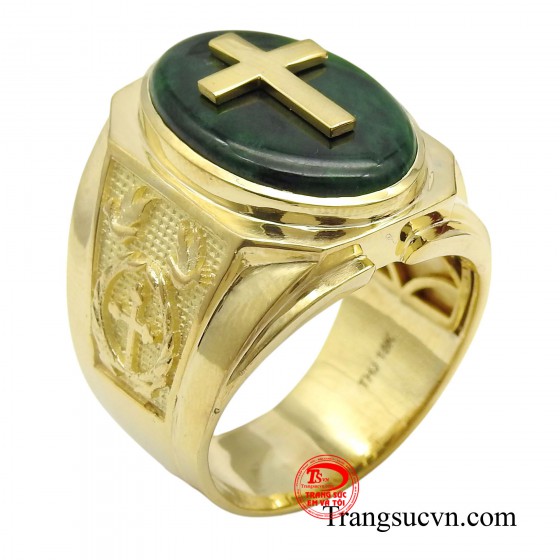 Nhẫn nam cẩm thạch