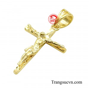 Hình tượng thánh giá thông qua món trang sức mặt dây thánh giá khi đeo lên người với mong muốn bình an và nhận được nhiều ý nghĩa tốt đẹp từ Chúa Jesus.