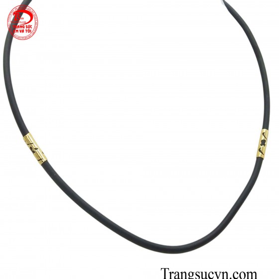 Dây cao su đen bọc vàng tài tử
