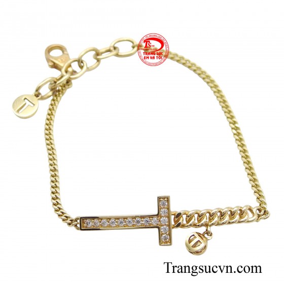 Lắc tay nữ vàng 14k