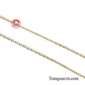 Dây chuyền nữ vàng tây 18k toát lên vẻ đẹp thanh lịch, dịu dàng cho người đeo.