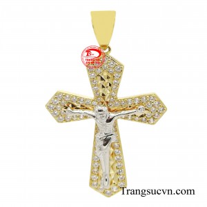 Mặt dây chuyền thánh giá vàng là sự kết hợp hài hòa giữa giá trị tôn giáo và vẻ đẹp thẩm mỹ.