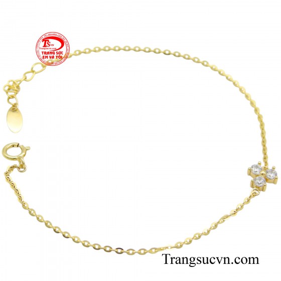 Lắc tay nữ vàng 10K yêu kiều