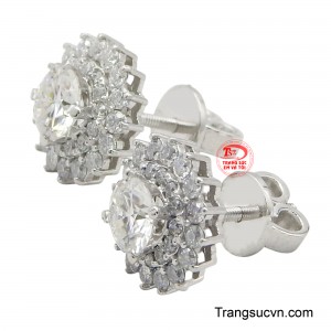 Với ánh sáng lấp lánh từ viên đá moisanit nhằm thu hút mọi ánh nhìn và tạo điểm nhấn đặc biệt cho khuôn mặt.