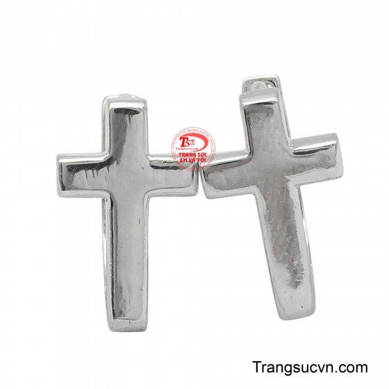 Hoa tai thánh giá bạc
